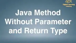57 Java Method Without Parameter and Return Type | Online Training Download app from below link