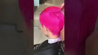 Яскравий колір та коротка стрижка 1 частина ! Більше дивись на каналі !