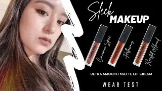 SLEEK MAKEUP┊MATTE ME LIQUID LIPSTICK: SWATCHES + WEAR TEST