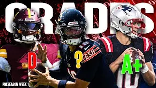 Grading EVERY Rookie QB from Preseason Week 1