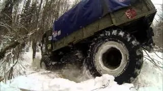 Грузовой зачет. ГАЗ66 на Лунапарк 2015. Сход.