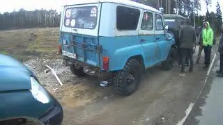 Тестовый выезд на тракторах(белках) в Балашиху.Умер мотор и мосты.Было весело