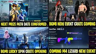 IMPRESSIVE BGMI EVENT 😍 M4 LIZARD COMING | PRIZE PATH 4.1 DATE CONFIRMED | NEW TITLE BGMI | AKM NEXT