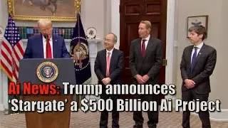 Trump Unveils $500 Billion Ai Project 'Stargate' - Jobs, Innovation & America's Ai Future!