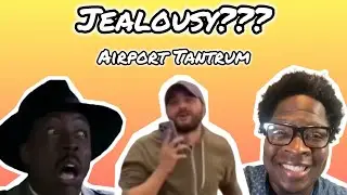 Another Satisfying Racial Moment: Tantrum & Screams of Jealousy after guy misses flight #shorts