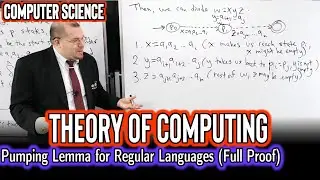 The Pumping Lemma for Regular Languages [FULL PROOF] (Theory of Computing)