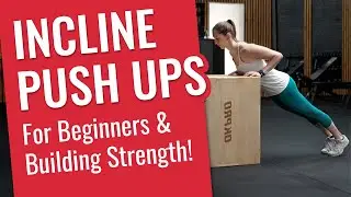 Incline Push Ups // Learn to Push Up for Beginners!