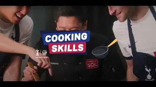 Celebrity chef Jeremy Pang & Spurs players Son & Davies cook Mustard & Mushroom Dumplings