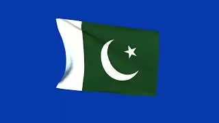 Pakistani Flag Green Screen Animation Video | Free 4K Flag Animation | KHAN GFX