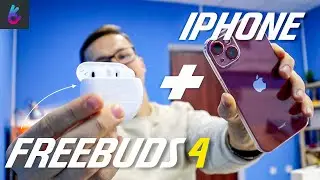 Как работают наушники Huawei Freebuds 4 с iPhone?