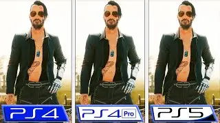 Cyberpunk 2077 | PS4 - PS4 Pro - PS5 | Patch 1.3 Graphics Comparison