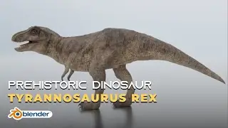 Tyrannosaurus Rex CGI Animation | Blender 3D Dinosaur