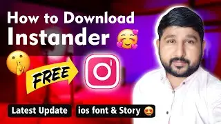 Free Download Instander app in jusy on click | Instagram MOD apk