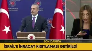 SON DAKİKA İSRAİL'E AMBARGO BAŞLADI