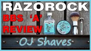 Razorock *NEW* BBS A (July 2021) Razor Review! | Blue Label Barbershop | Razorock 24mm Aluminum