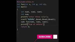 With arguments  and with return value | Function | 