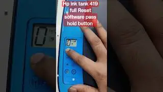 Hp ink tankGT 419 series Full Reset button pass hold canon printerrepair  printer repairprinter