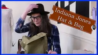 Indiana Jones Hat & Adventures' Bag