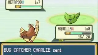 Lets Play Pokemon Leaf Green - Part 3 Noobie Bug Catchers