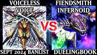 Voiceless Voice vs Fiendsmith Infernoid | High Rated | Dueling Book