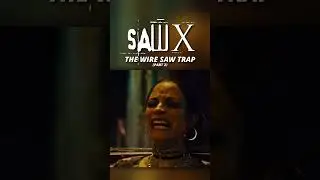 'The Wire Saw' Trap Scene (Part 2) from Saw X (2023) #shorts #sawx #horrorclips