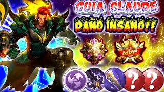 PRO GUIDE #4 HOW TO PLAY WITH CLAUDE 2022 🏹Mobile Legends Bang Bang | Best BUILD, EMBLEMS and COMBOS