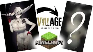 Speed build art Minecraft / Спид билдинг арта в Майнкрафте - RE Village Lady Dumitrescu