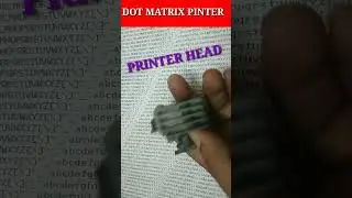 DOT MATRIX PINTER HEAD ll PRINTER HEAD