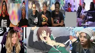 KONOSUBA EPISODE 1 REACTION MASHUP!!