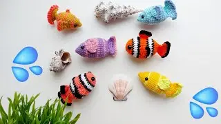 Croșetăm peștișori/ Tutorial/ How to crochet fish amigurumi