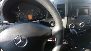 Работа "круиза" Mercedes Sprinter W906 2013 год, OM613 на "механике".