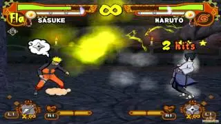Naruto Shippuden: Ultimate Ninja 5 HD - Naruto vs Sasuke (60fps 1080p)