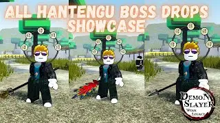 Weak Legacy : All Hantengu Boss Drops Showcase | Roblox