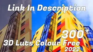 How To Use 3D luts Effects Color Correction Use Adobe Photoshop CC Free #shahzadmehmoodofficial#
