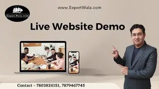 Live Website Demo by ExportWala.com | Ankit Sahu | Hindi |
