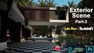 Pool Side Exterior Tutorial Part 2 - | Forest Pack | 3ds Max | Redshift Render | Create with Divay