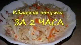 Квашеная капуста за 2 часа