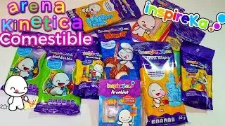 Arena Kinetica comestible inspireka colección completa