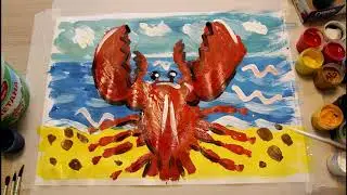 Как нарисовать краба ? How to draw a crab?