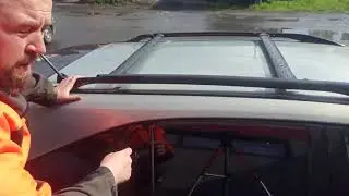 Установка поперечин багажника на Lexus RX 350