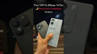Vivo V29 Vs iPhone 14 Pro 🌙 Moon Zoom Comparison 