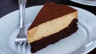 Flourless Chocolate Cake with Coffee Mousse Recipe