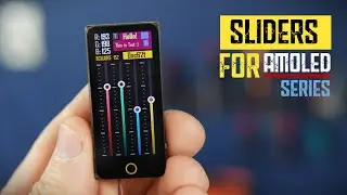 Gradient Sliders for T-Display S3 AMOLED Series (ESP32)
