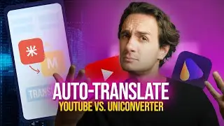 Auto Translate Subtitles | YouTube vs  UniConverter