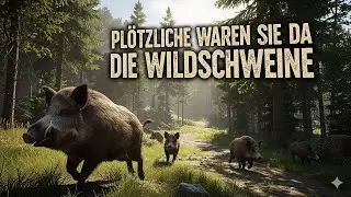 🌲 Hirschfelden – alles scheint ruhig... bis plötzlich Bewegung im Unterholz ist.