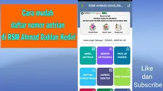 Cara Daftar Nomor Antrian di RSM Ahmad Dahlan Kediri