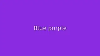 Blue purple - Colortherapy meditation