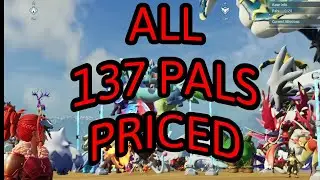 I found the sale price for all 137 Pals in Palworld. Is selling Pals a good way to make money?