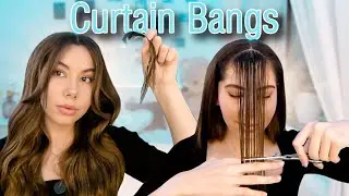 Ich SCHNEIDE mir CURTAIN BANGS!..LOL 🙂✂️ | Valeria Greb