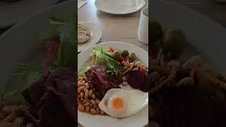 Завтрак в гостинице Норвегии